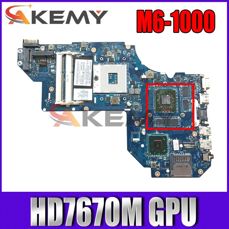 

For HP Pavilion M6 M6-1000 laptop motherboard LA-8711P 698399-501 698399-001 HM76 DDR3 GPU HD7670M 100% test work