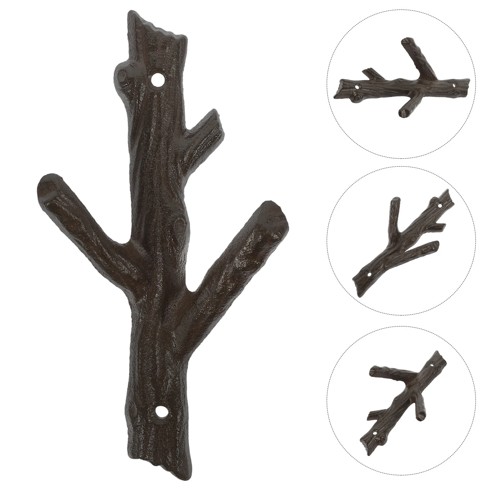 

Wall Mount Coat Hooks Cast Iron Hook Hooks Hanging Coats Multifunctional Heavy Duty Wall Hanger Retro