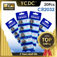 20pcslot cr2032 dl2032 ecr2032 cr 2032 2032 cr 2032 3v lithium batteries button cell coin battery for watch main board