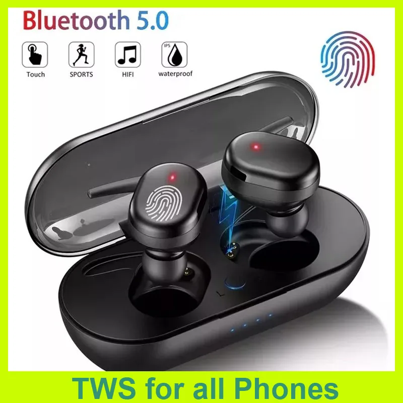

TWS-наушники Y30 с поддержкой Bluetooth и сенсорным управлением