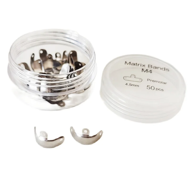 

4.5mm Dental Sectional Matrix 3D Matrices Hole Protrusions Fits Garrison Titanium Ring