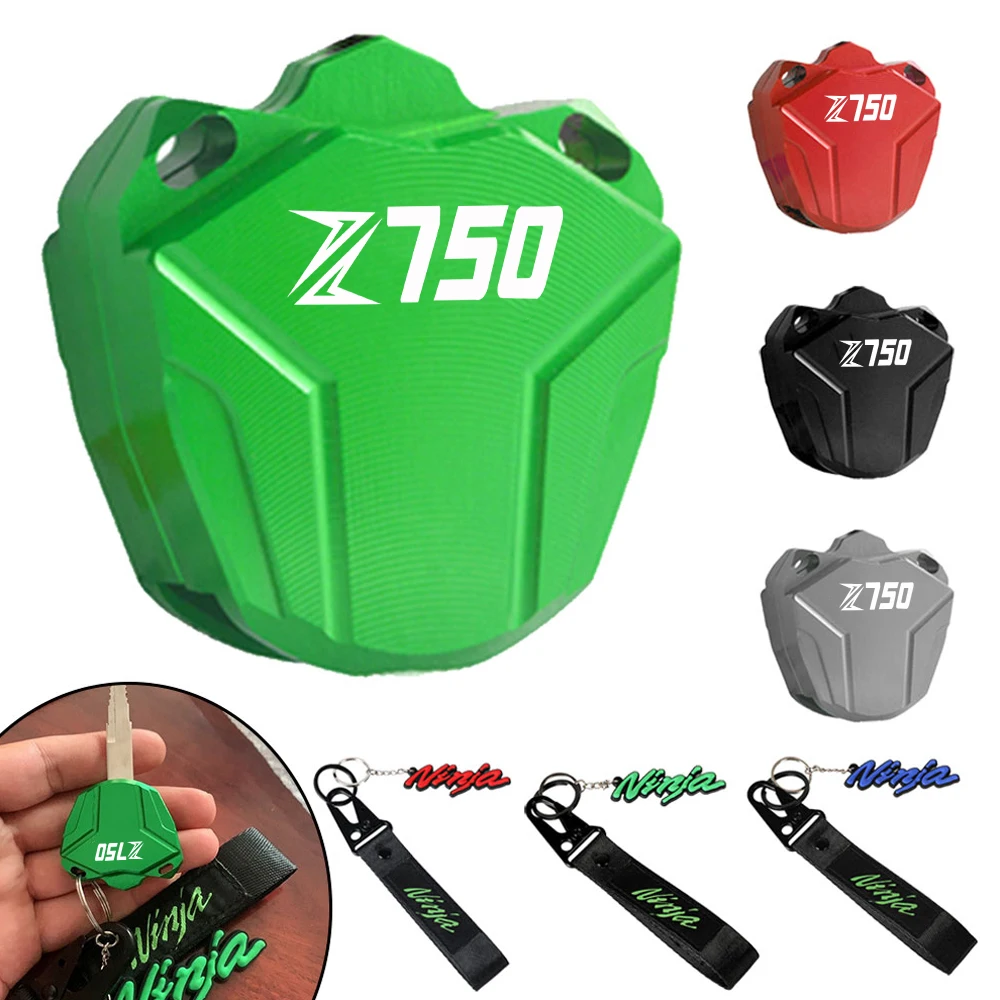 

z 750 Motorcycle Key Cover Cap Keys Case Shell Badge Keychain Keyring For KAWASAKI Z750 Z750L Z750R Z750S 2007-2012 2011 2010 09