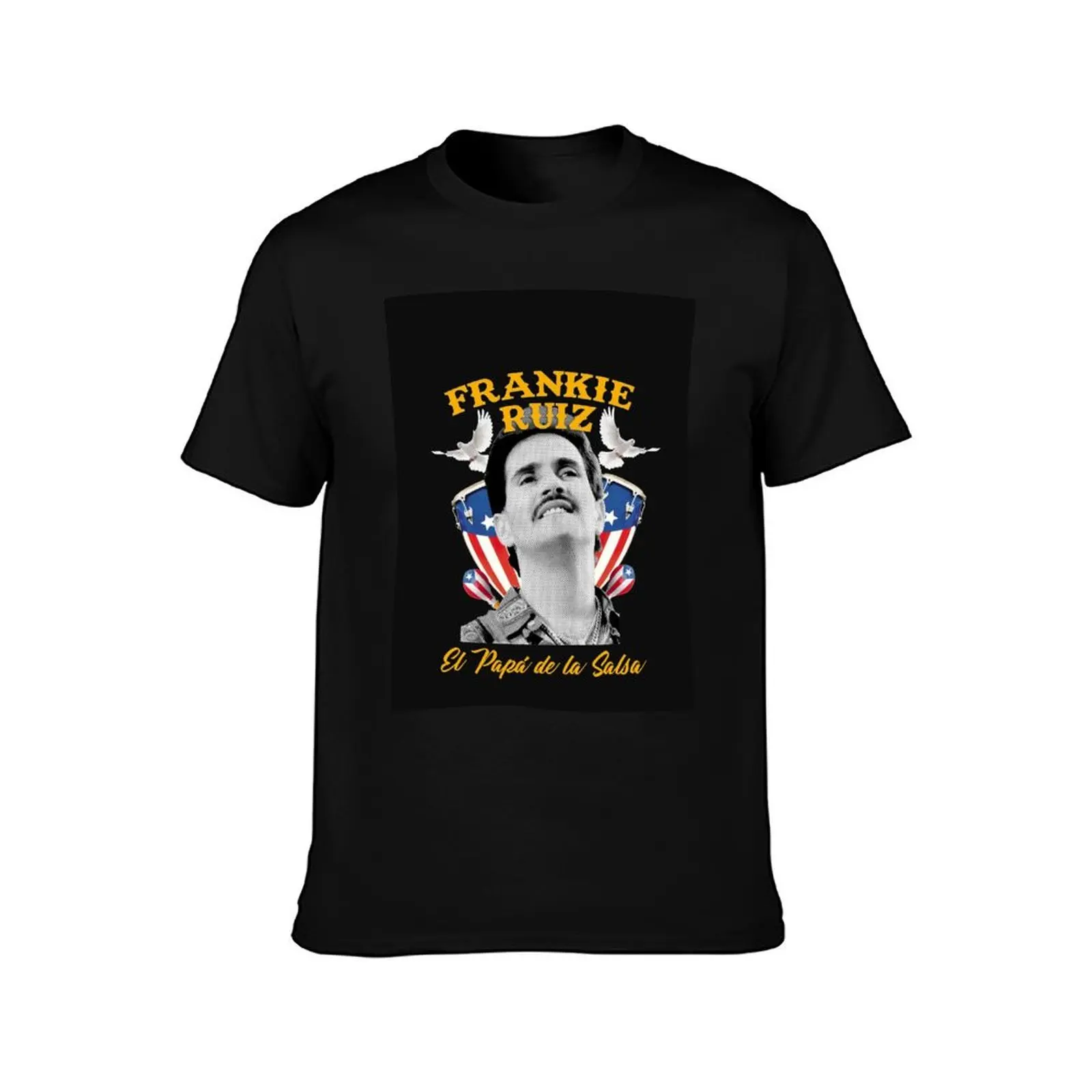Фото Футболка Frankie Ruiz el Papa de la Salsa, дышащая, для тренировок, с короткими рукавами №2