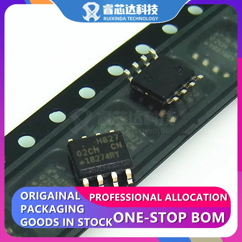 10 шт., флейта с маркировкой: 02 см, SOP8, флуоресцентная память IC 2 кбит/с, 1 МГц, 550 ns, 8-SOIC, новая оригинальная флейта