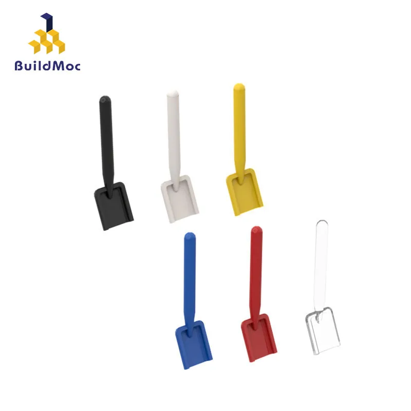 

BuildMoc 10PCS Assembles Particles 3837 Shovel Bricks Building Blocks Replaceable Part Toys Children Gifts