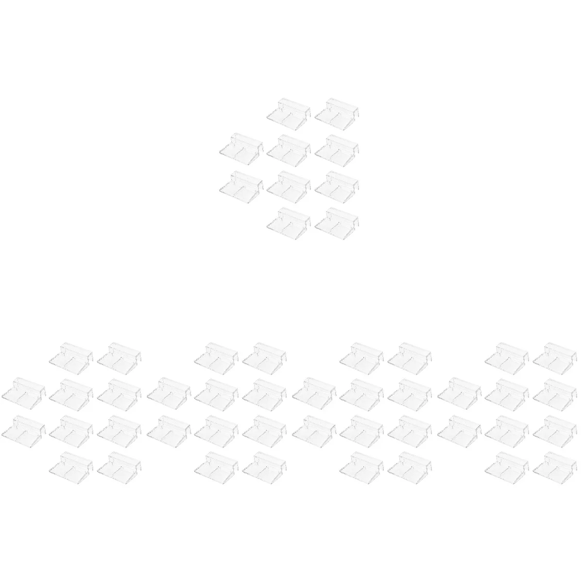 

50 шт. профессиональный держатель для крышки аквариума, кронштейны для аквариума, аксессуары для аквариума