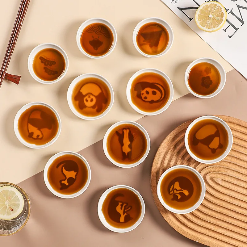 

Японская кухонная посуда, рельефная керамическая плитка, мини-посуда с милым рисунком животных, соевый соус, уксус, джем, закуска, блюдо