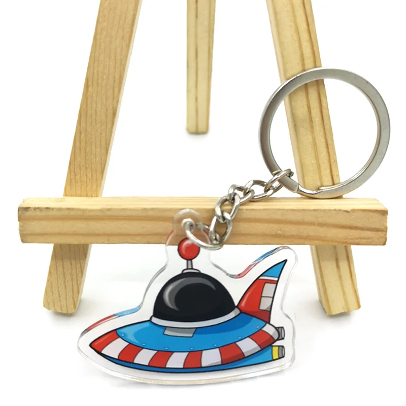 

Airship Acrylic key pendant cute cartoon animal girl key chain bag decorative pendant small gift