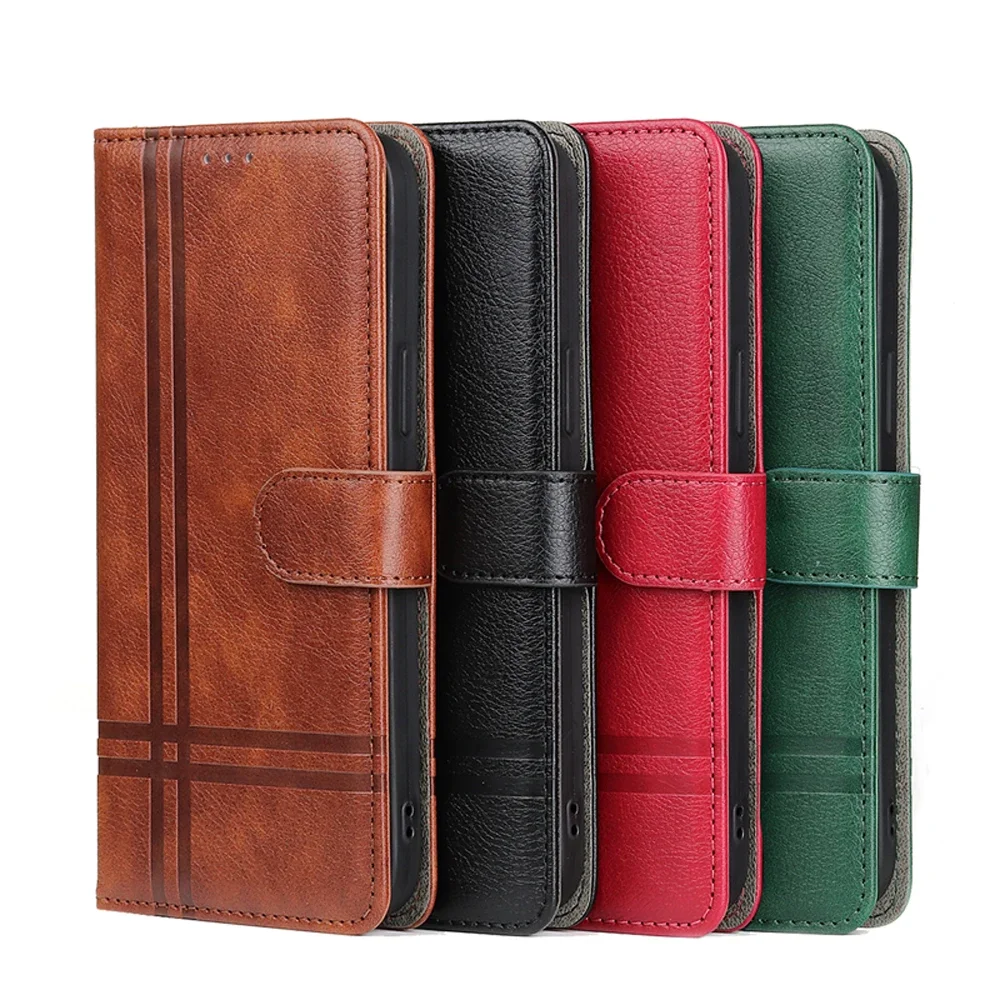 Кожаный флип-чехол для Infinix Smart 6 Plus X6823C Helio G25 82 2022