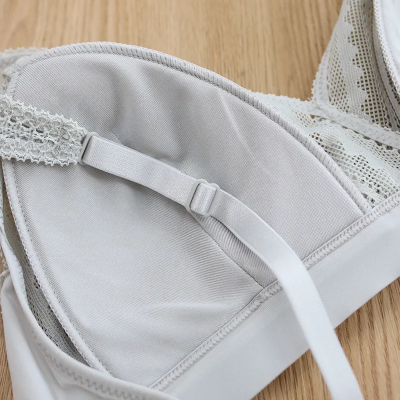 Женский тонкий бюстгальтер без косточек с тонкой подкладкой из 100% шелка тутового