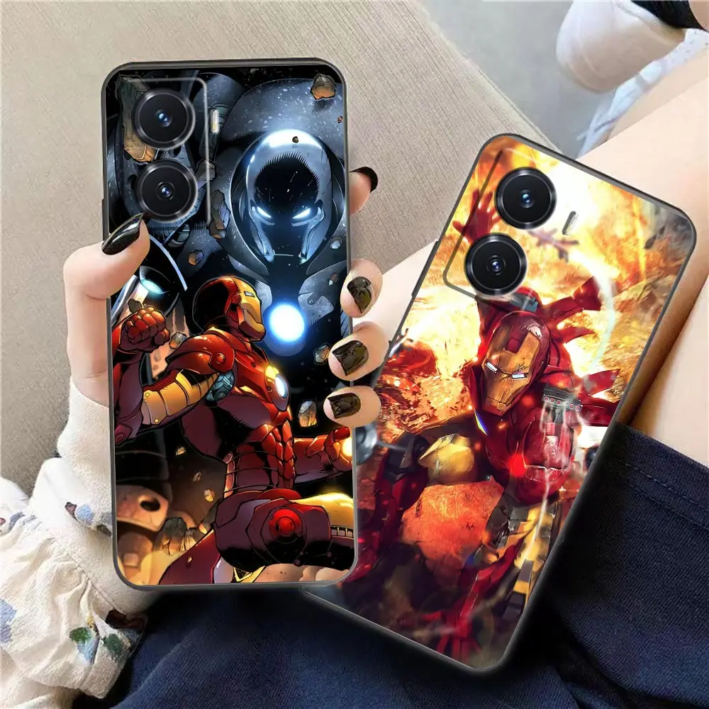 

Case For VIVO Y97 Y93 Y91 Y85 Y83 Y79 Y77 Y76S Y75 Y72 Y71 Y69 Y67 Y52S Y51S Pro 5G Case Capa Funda Marvel Avengers Lron Man