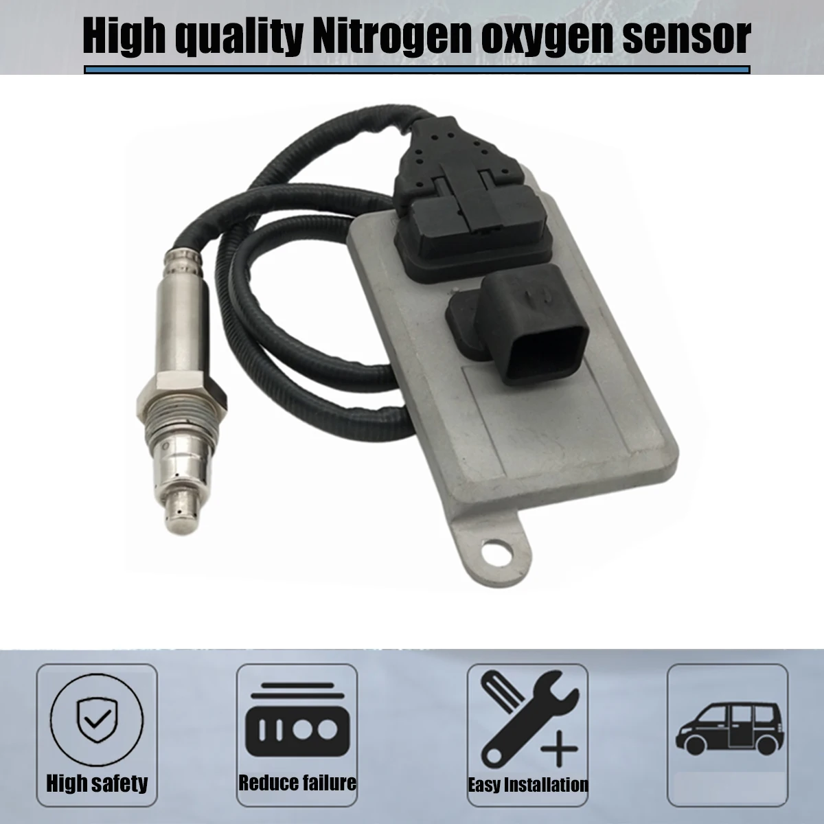 Фото Датчик NOx (азотных оксидов) RE553441 для John Deere 672G 670G 870G 844K 744K 644K 624K 770G 850K 824K 724K 872G 772G 750K 5WK96785 №4