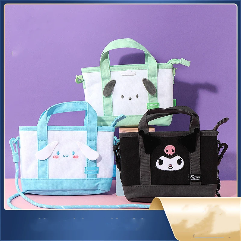 

Kawaii симпатичная Sanrio Kuromi Cinnamoroll почтовая сумка Tofu Buns сумка на одно плечо мультфильм Vogue Подарок на день рождения для девочек