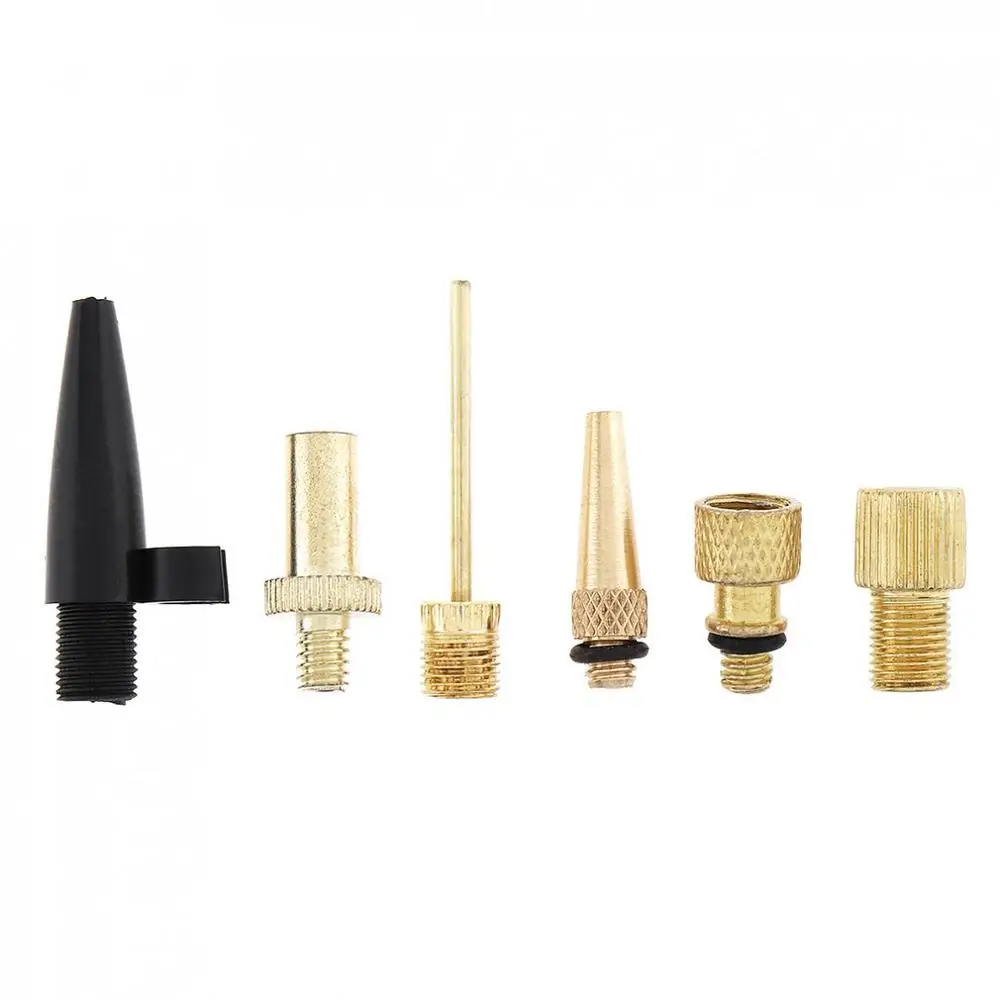 Комплект насадок для насоса комплект из 6 медных Presta Schrader Valve адаптеры колес