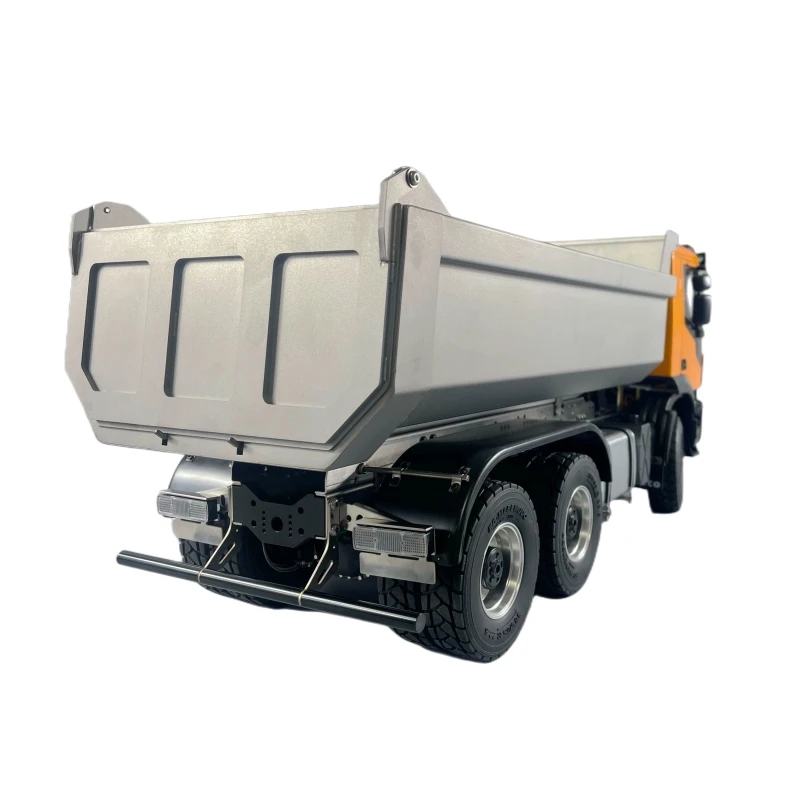 

Stainless Steel Sandblasting Eucar U Bucket for 1/14 Dump Truck 6x6 Tipper Tamiya Car Model Lesu Remote Control Toys Rc Diy Part