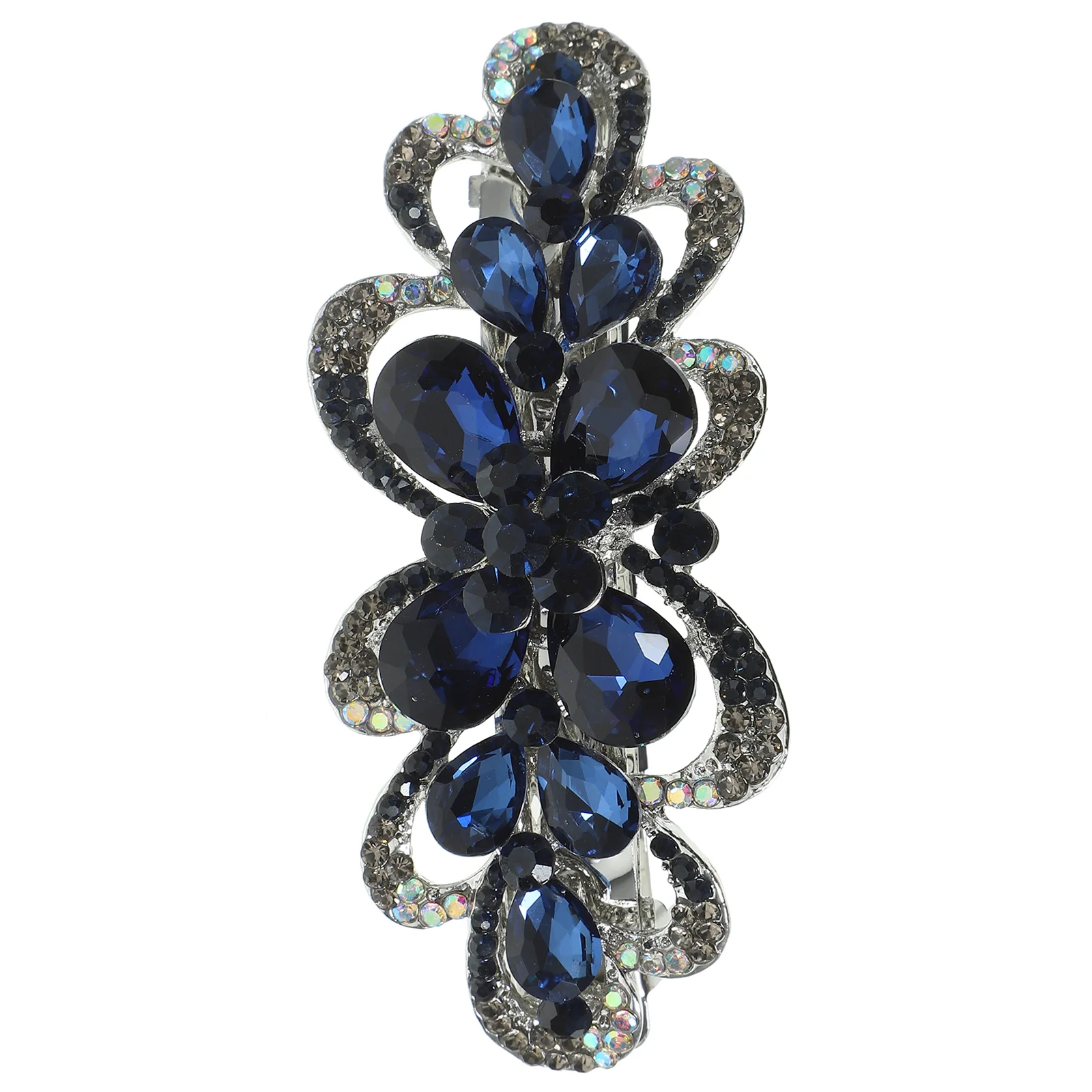 

Hairclips Rhinestone Accessories for Teen Women Spring Bun Holder Barrette Miss