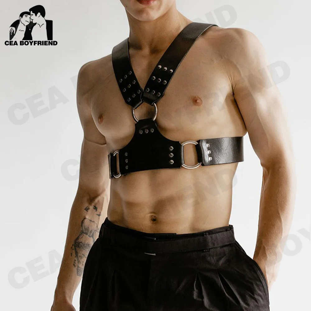 

Кожаный жилет, сексуальное эротическое нижнее белье в стиле панк-рейва для косплея, Эротическое нижнее белье для секса, нагрудное белье, костюм для геев, сатинок, порно, мужской костюм