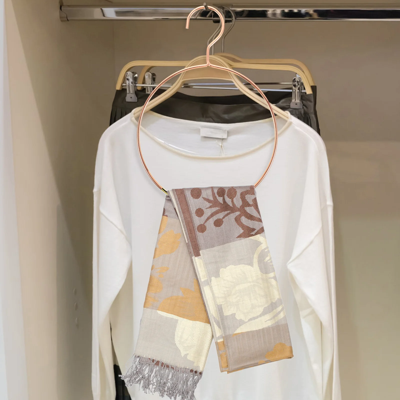 4 шт. вешалка для шарфа кольца галстук гардероба подставка ювелирных изделий