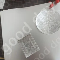 new 2022 arrival 6 pieces 250gms a4 20cmx30cm single sided matte silver cut paper for cutting dies matte foil card