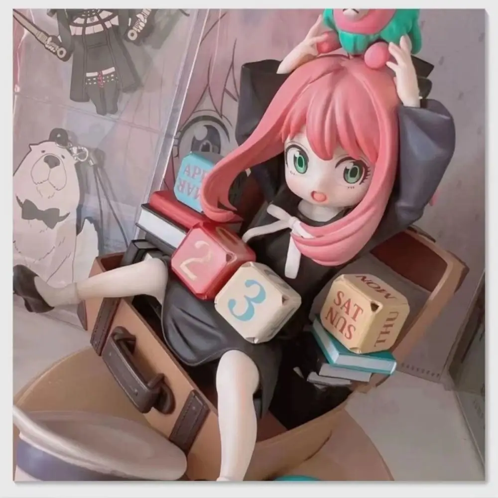 

Модель шпионская Семейная Игрушка Kawaii аниме персонаж Аня настольные украшения девушка студент мультфильм собирать украшения студент пода...