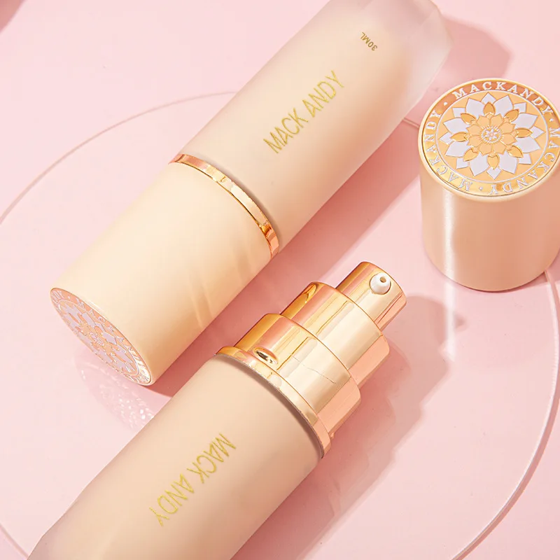 

MCCKANDY Water Gel Essence Foundation Natural Nude Makeup Lightweight Oil Control Invisible Pores Waterproof Non-removal