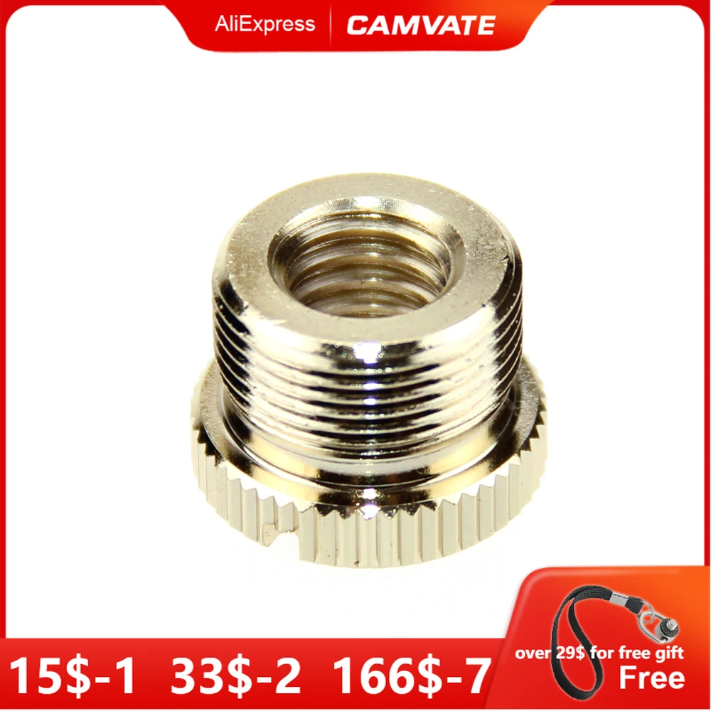 

CAMVATE Female 3/8"-16 to 5/8"-27 Male Mic Adapter