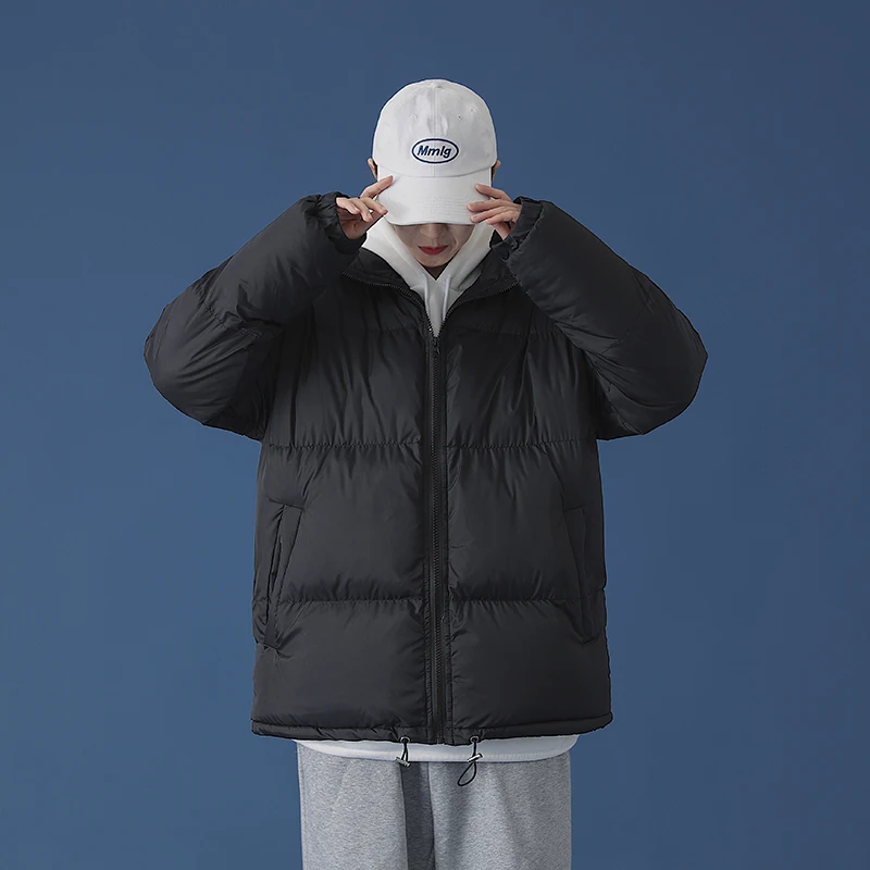 Men Harajuku Colorful Bubble Coat Winter Jacket 2022 Mens Streetwear Hip Hop Parka Korean Style Trendy Thick Windproof Jacket