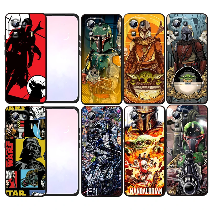 

Hot Jedi Knight Star Wars Phone Case For Xiaomi Mi 12X 12 11 11T 11i 10T 10 Pro Lite Ultra 5G 9T 9SE A3 Black Fundas Cover