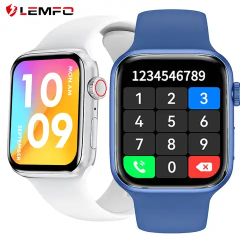 Смарт-часы LEMFO NFC для мужчин и женщин, Смарт-часы с Bluetooth и вызовом, 2022 дюйма, HD 1,92*320, Ai7MAX, для телефонов на Android и iOS