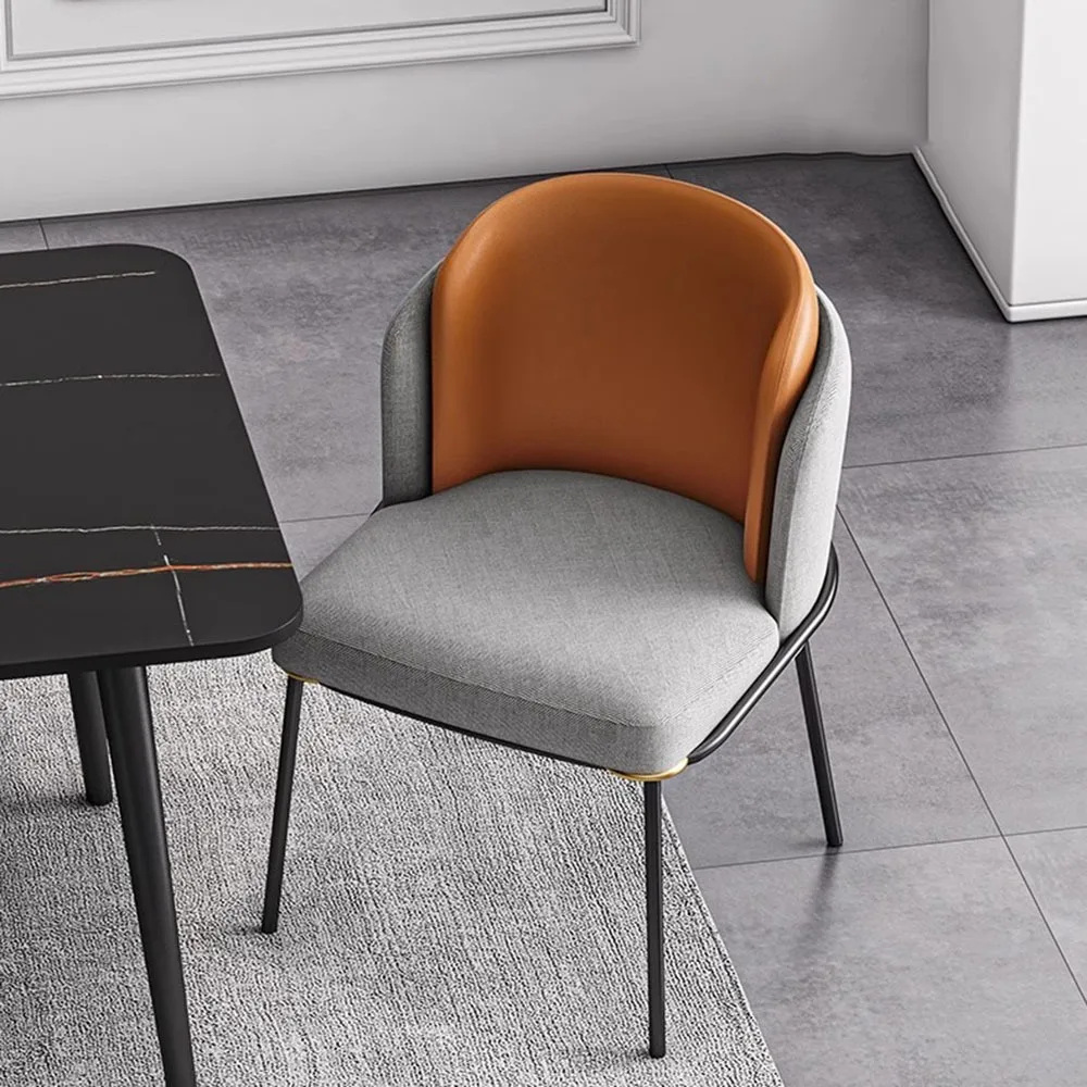 

Office Vanity Dining Chairs Modern Desk Armrest Kitchen Relax Floor Dining Chairs Hotel Comfortable Muebles Interior Decorations