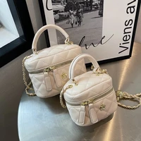 luxury mini box crossbody messenger bag with short handle for women 2022 kawaii totes shoulder bags luxury brand handbag purses