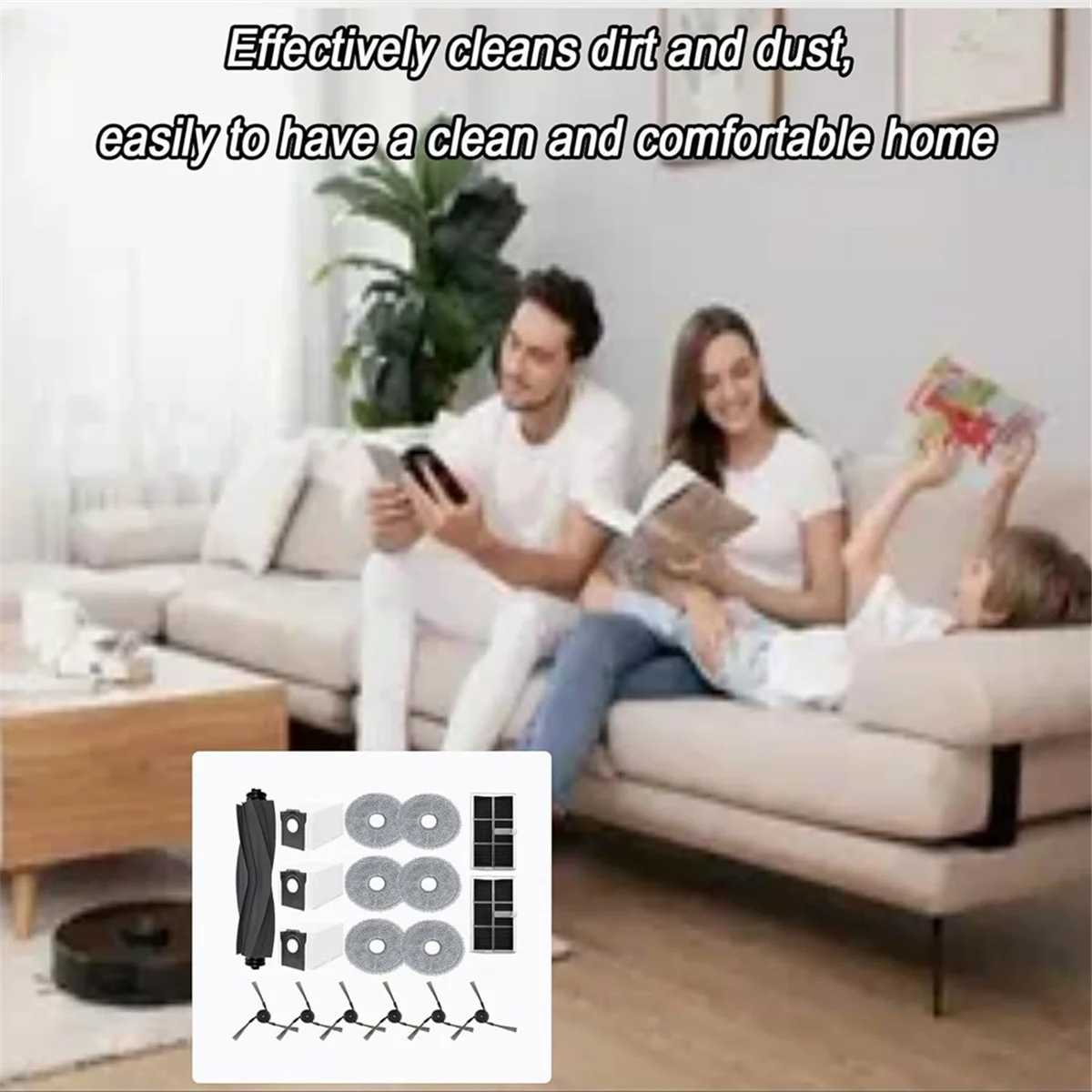 Для робота-пылесоса Dreame X40 Ultra / Pro S30 Основная боковая щетка HEPA-фильтры Швабра