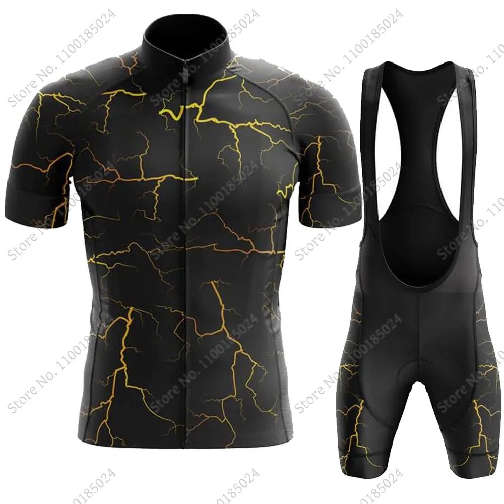 

Черная велосипедная Джерси 2022, мужской велосипедный комплект с молнией, дышащая MTB Одежда для велоспорта, летняя одежда для велоспорта