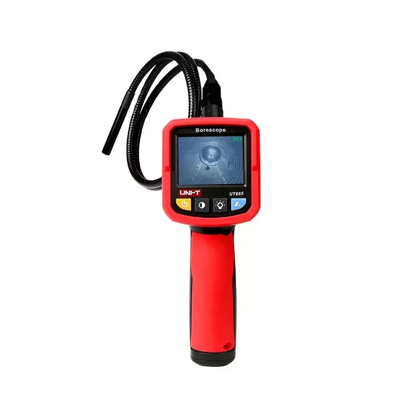 

UNI-T UT665 Handheld Industrial Endoscope Hd Probe Waterproof Video Inspection Camera Automotive Overhaul Inspection Instrument