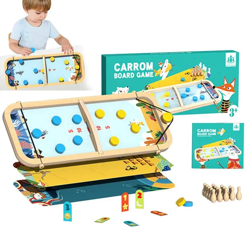 

Настольная игра Sling Puck, деревянная хоккейная игра с 4 важными игровыми сценами для детей, настольная игра, игрушки для воображения, ручной глаз