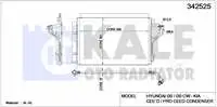 

342525, радиатор кондиционера, бензиновый ELANTRA для
