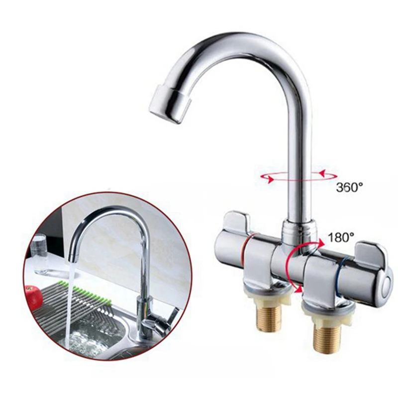 Акция! Складной смеситель для ванной комнаты с поворотом на 360 градусов |