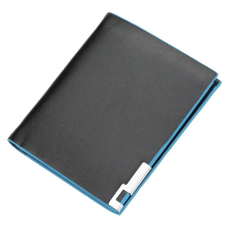 Hot Selling Men's Horizontal Wallet Trend Card Pack Purse Business Leather Wallet Card Holder Small Money Bag Male Purses