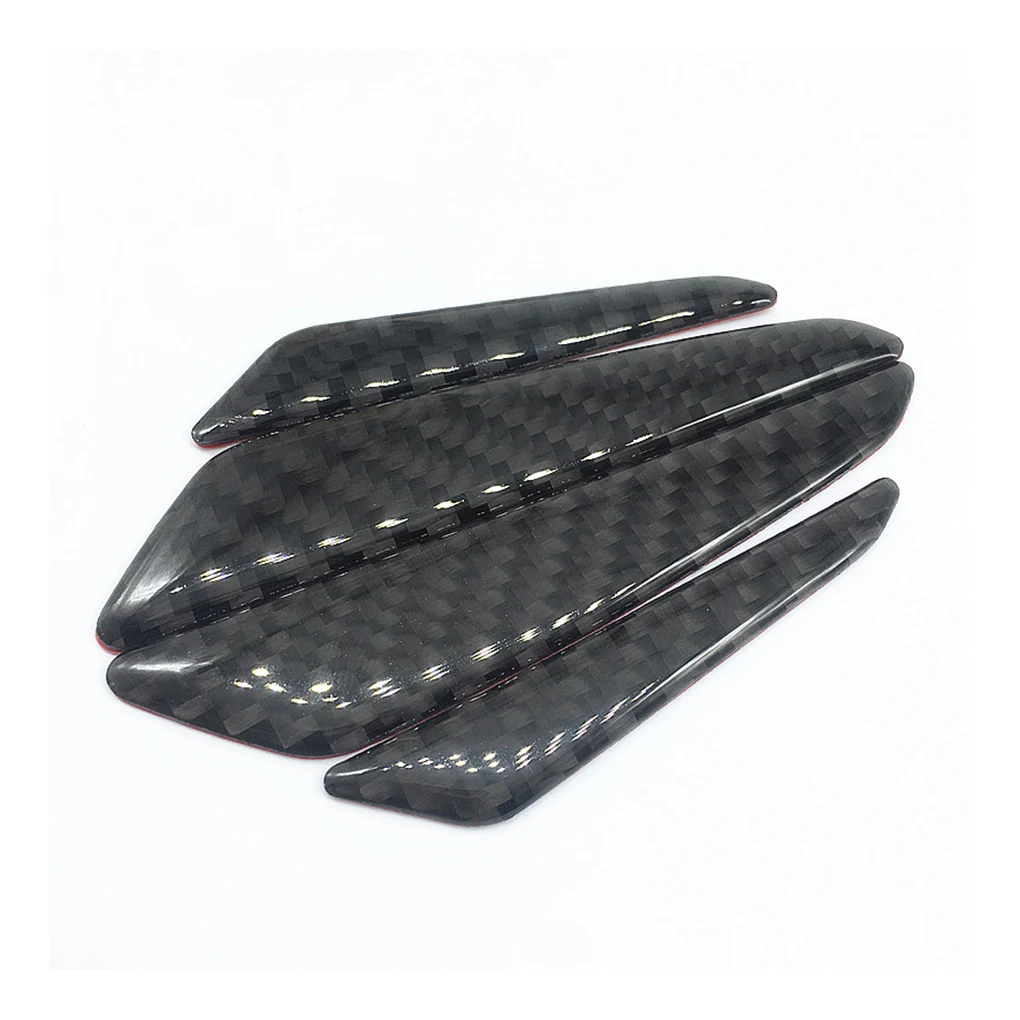 

4pcs Universal Auto Door Side Edge Protection Guard Carbon Fiber Anti-Scratch Protector Trim Sticker
