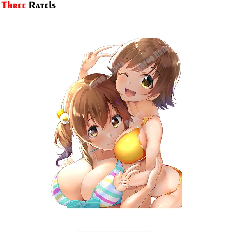 

Наклейки Three Ratels B649 Honda Mio Idolmaster для мотоцикла Yamaha, наклейки из винилового материала «сделай сам» с царапинами, декоративные наклейки