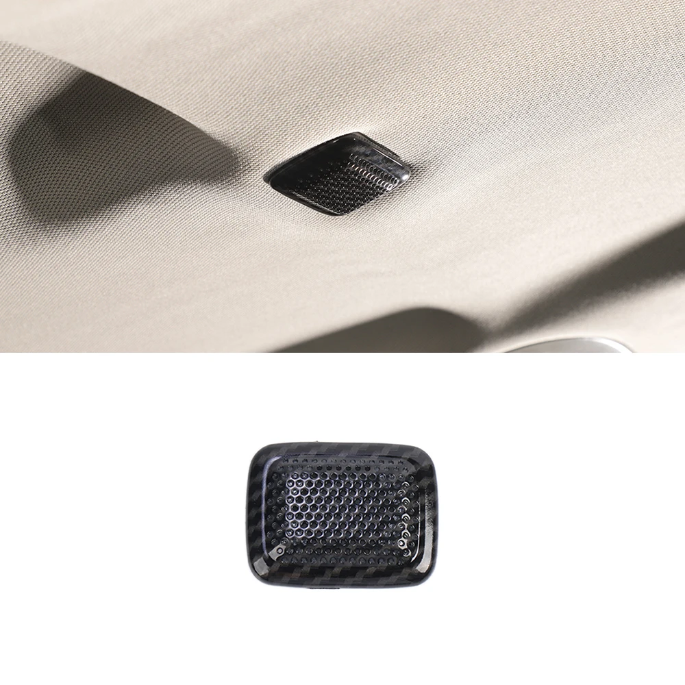 

Декоративная накладка на крышу микрофона для Chevrolet Колорадо 2014-2020, аксессуары для салона автомобиля из АБС-углеволокна/Красного/хром