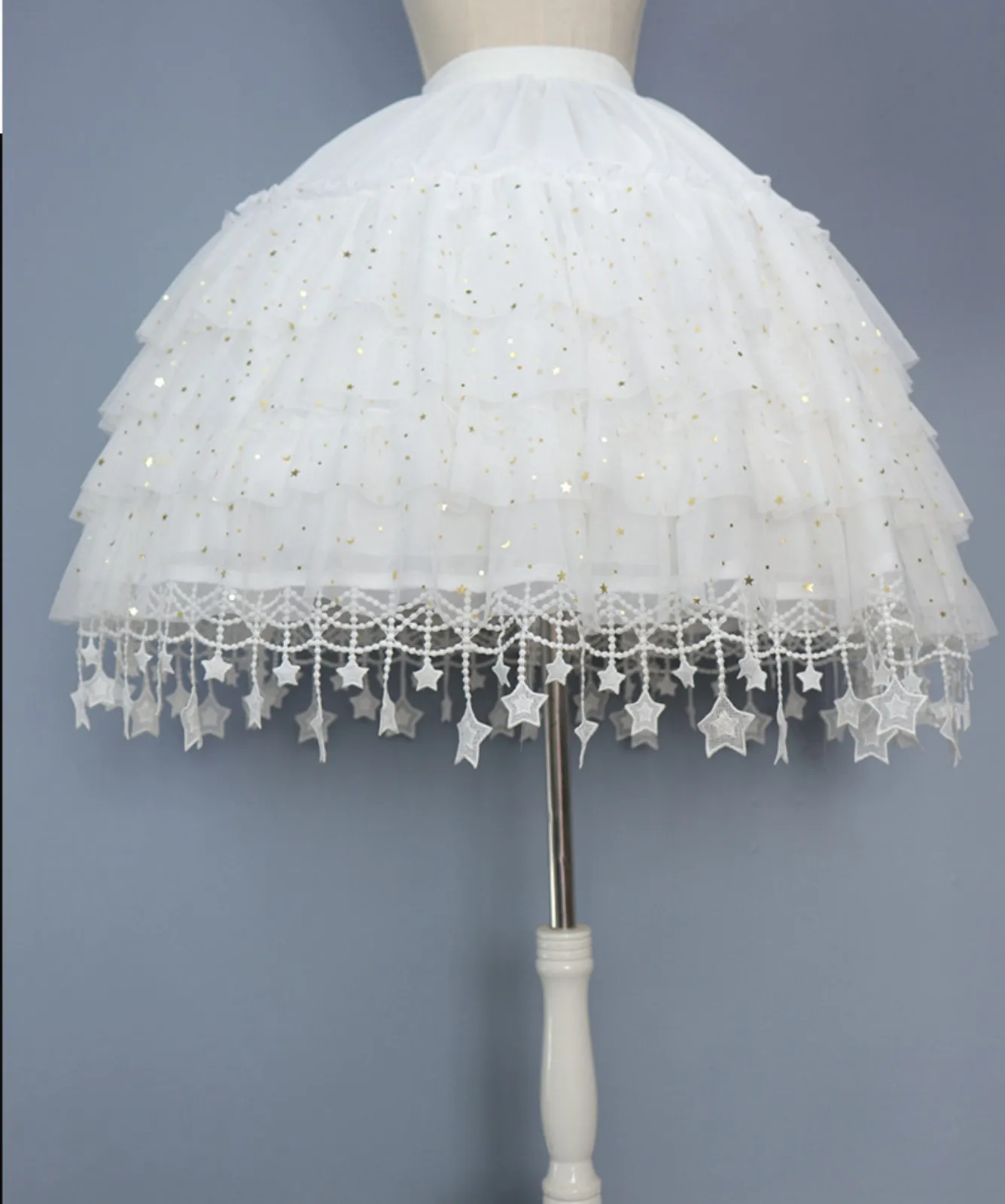 Женская юбка-пачка с цветочным принтом