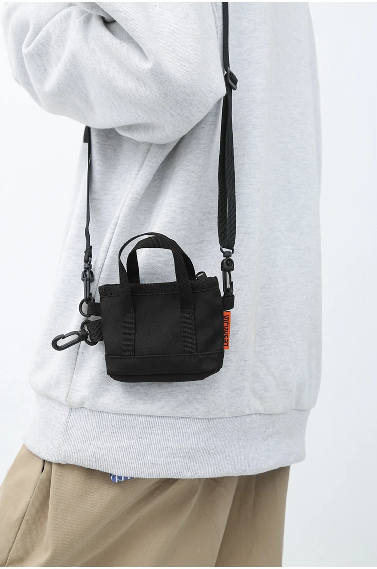 Men's Shoulder Bag Mini Diagonal Bag Casual Wild Sports Accessories Pendant Coin Purse Street Trend Cross Body 2022 New Cute
