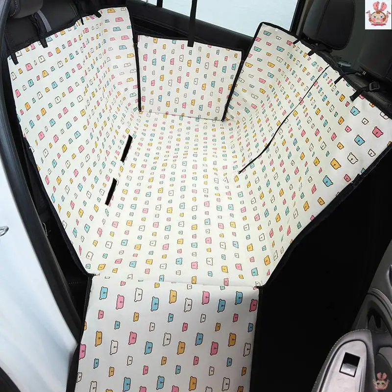 

Переноска для собак, водонепроницаемая, задняя чехол для на автомобильное сиденье для перевозки собак, с ремнем