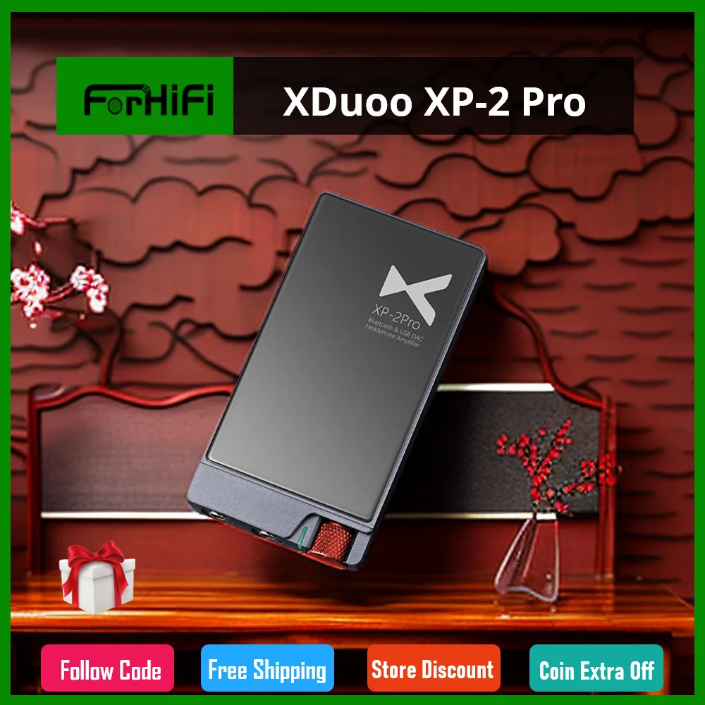 

XDuoo XP-2 Pro Bluetooth USB DAC AMP ESS9018K2M CSR8675 XP2 PRO Portable Headphone Amplifier Decoder