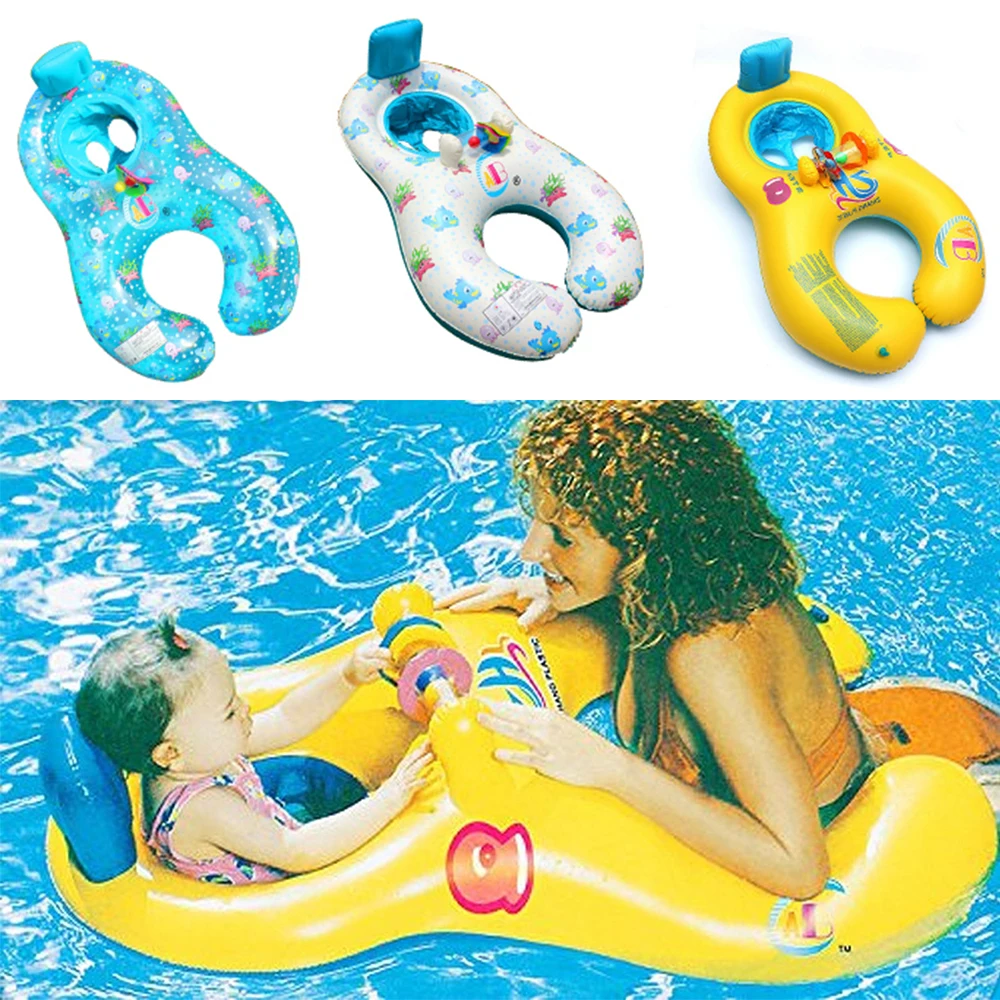 

1-6 Years Old Children's Swimming Pool Float Infant Inflatable Floating Ring Kids Accessories Baby And Mother Swim Trainer Toy