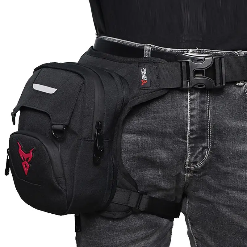 

Motorcycle Bag For Men Adjustable Outdoor Waist Pack Waterproof Drop Leg Pouch Outdoors Fanny Pack For Women