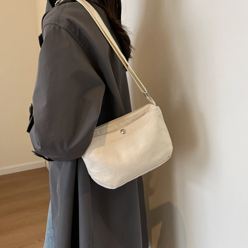 

Маленькая холщовая женская сумка, черная сумка через плечо, женская сумка-мессенджер Y2K, эко-сумка, Корейская сумка-шоппер, женская сумка-книжка
