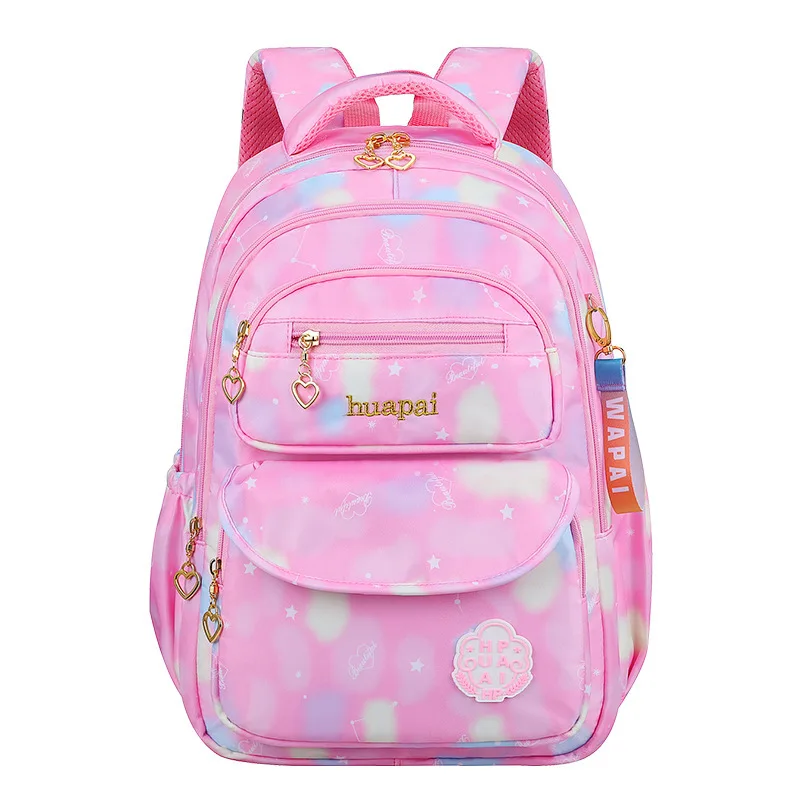 Школьные сумки для девочек, Детский рюкзак, милый школьный ортопедический рюкзак принцессы для начальной школы, Детский водонепроницаемый ...