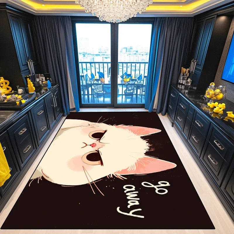 Коврики с милым котом детская комната прикроватный ковер героями мультфильмов